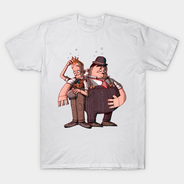 Laurel and Hardy T-Shirt by Kicksaus